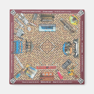 IMÃ MAGNET QUADRADA DE COISAS A FAZER NA ARIZONA WINSL