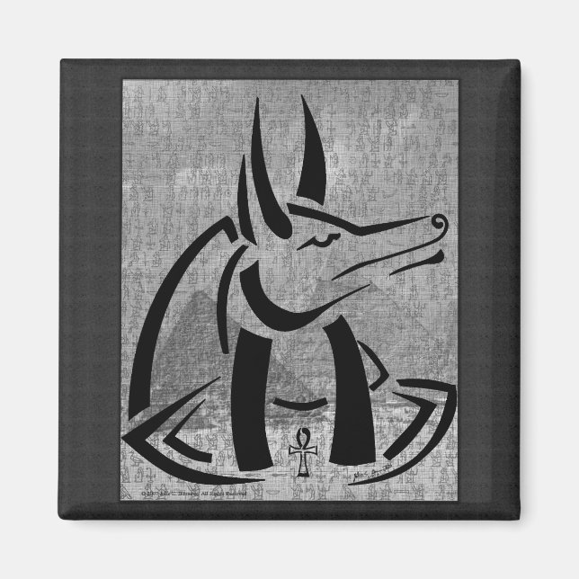 Imã Magnet Quadrado Anubis (Frente)