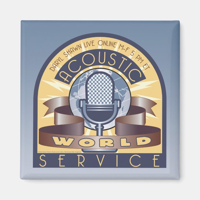 Imã Magnet Quadrado AWS de 2 Polegadas (Frente)