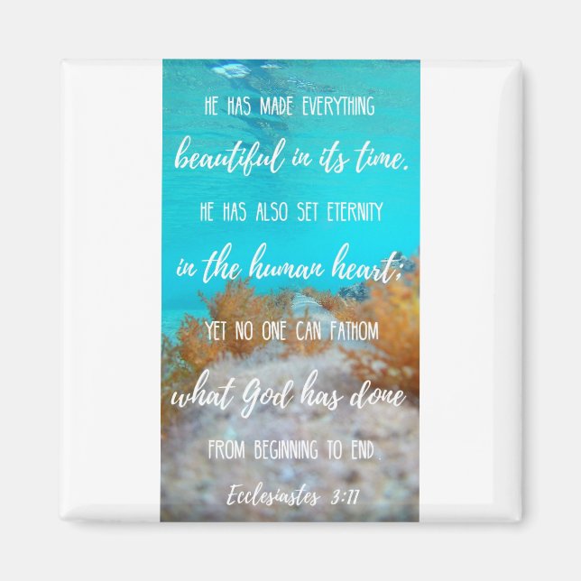 Imã Magnet Quadrado de 2 polegadas - Íman 2 das Águas  (Frente)