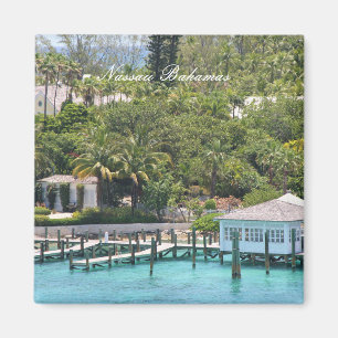 Imã Magnet Quadrado de 2 Polegadas, Nassau Bahamas
