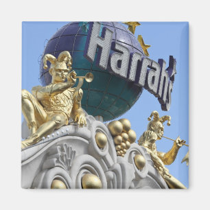 Imã Magnet, quadrado, Las Vegas, Harrah