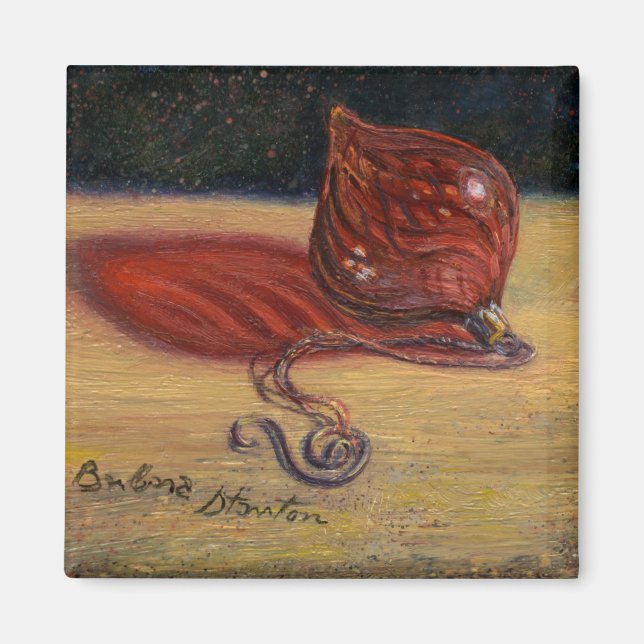 Imã Magnet "Red Glass Ornament" (Frente)