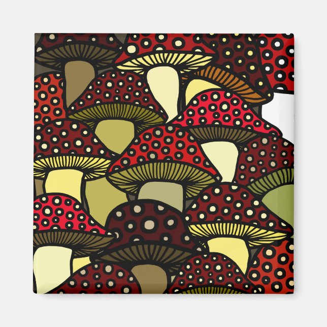 Imã Magnet Red Mushroom (Frente)
