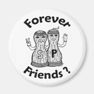 Imã Magnet redondo para Amigos do Forever