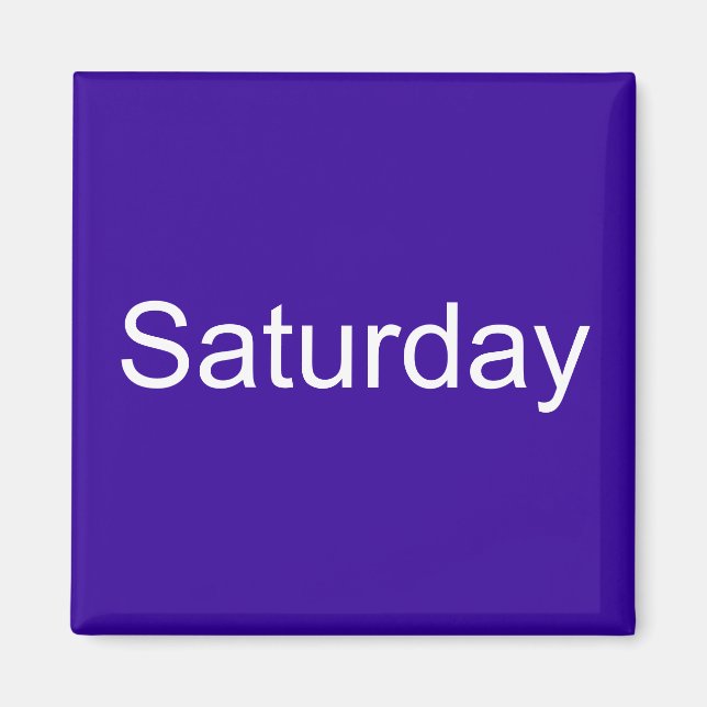 Imã Magnet Sábado (Frente)