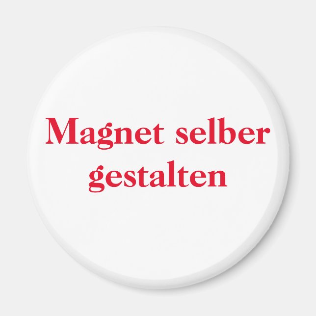 Imã Magnet selber gestalten (Frente)