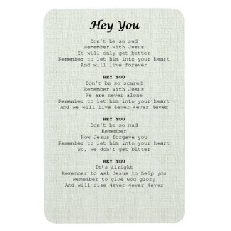 Ímã magnet sheet-Hey you -