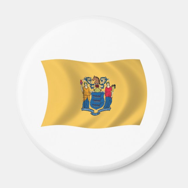 Imã Magnet Sinalizador Nova Jersey (Frente)