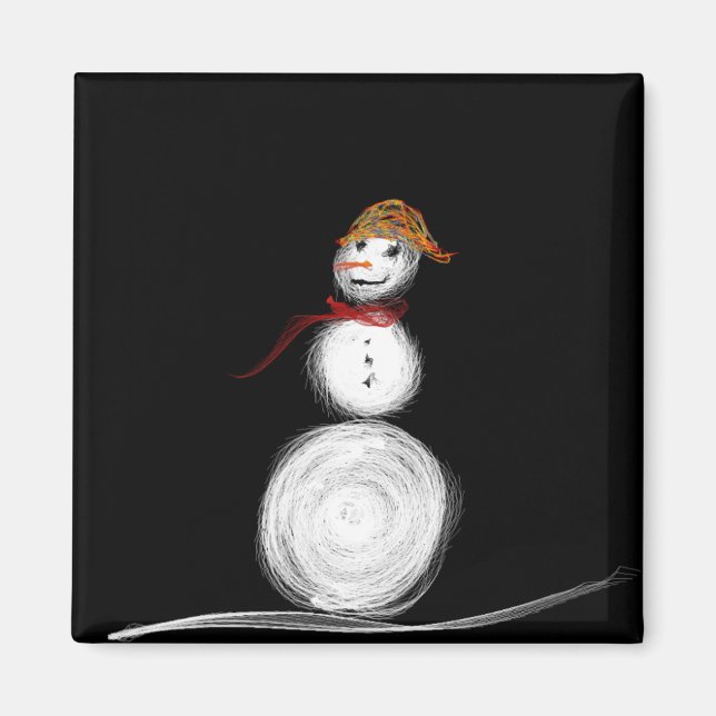Imã Magnet Snowman (Frente)