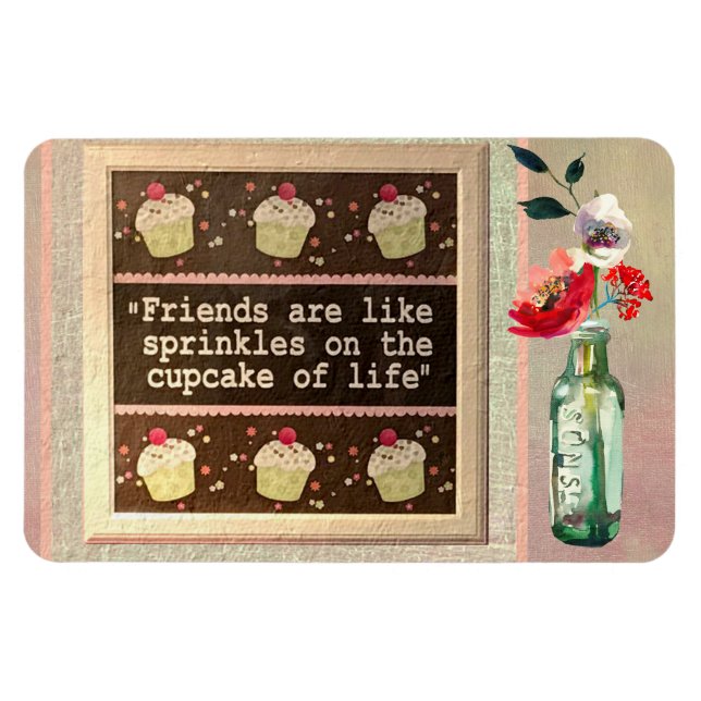 ÍMÃ MAGNET SPECIAL FRIENDS ENRICH OUR LIVES  (Horizontal)