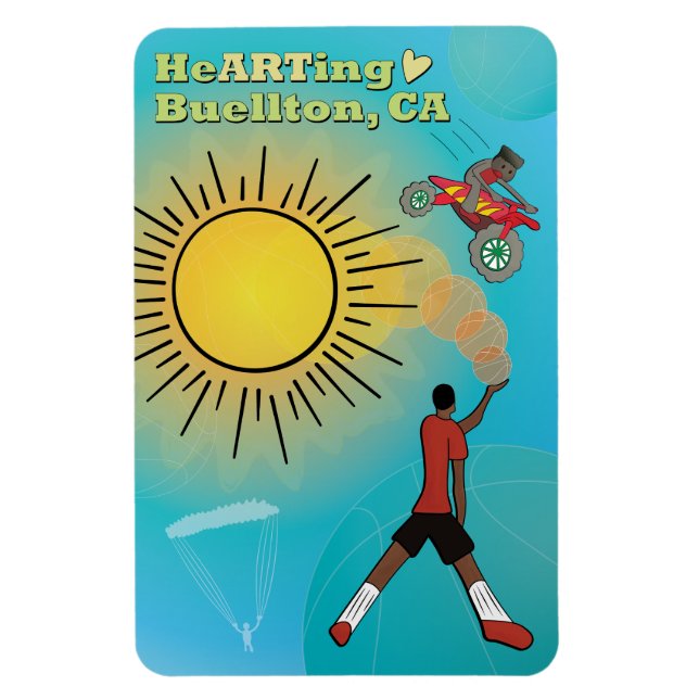 Ímã Magnet - Sporty Sky (Vertical)