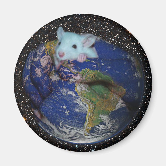 Imã Magnet: Starry World Rat (Frente)