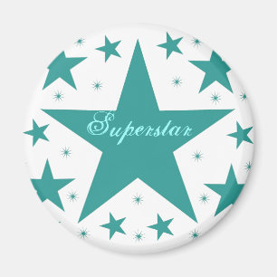 Imã Magnet Superstar, Teal