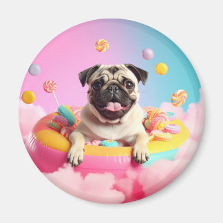 Imã Magnet – Süßer glücklicher Mops 