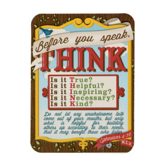 Ímã Magnet T.H.I.N.K.