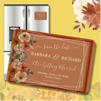 MAGNET Terracotta Floral Elegante Data de Salvamen
