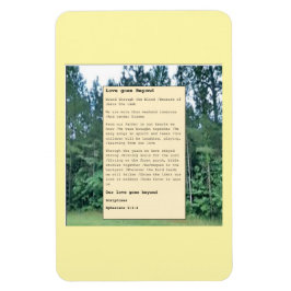 Ímã Magnet  titled ' Our Love goes beyond