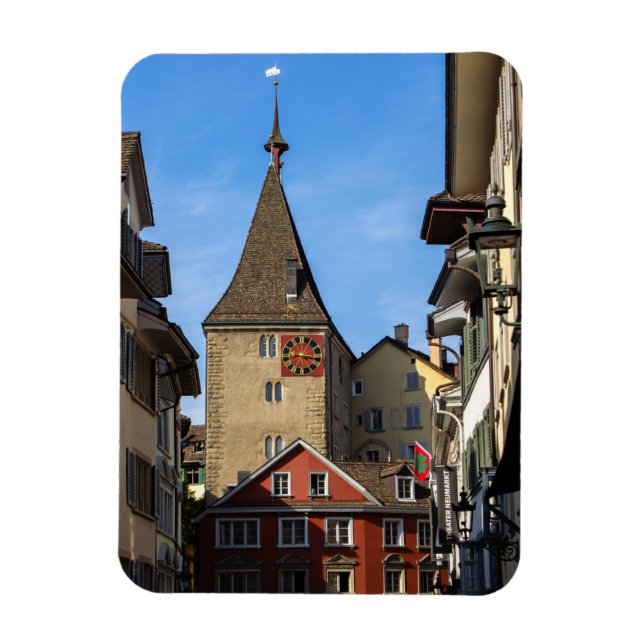 Ímã Magnet Torre de Zurich Grimmenturm (Vertical)