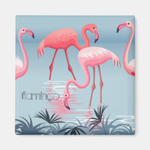 Imã Magnet Tropical Flamingo
