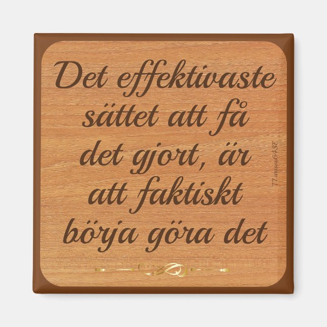 Imã Magnet — Uträtta (Frente)