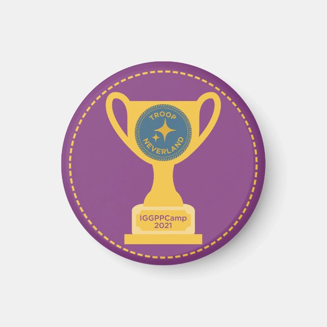 Imã Magnet vencedor da Copa do Campo IGGPPCamp 2021 (Frente)