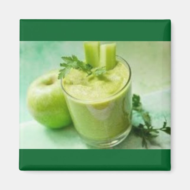 Imã Magnet Verde Apple Smoothie (Frente)