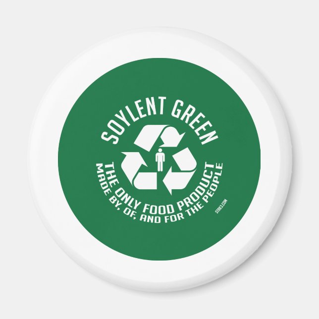 Imã Magnet Verde Soylent (Frente)