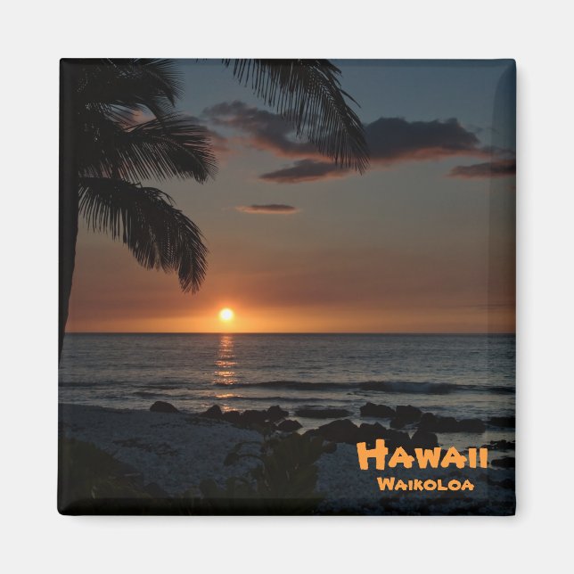 Imã Magnet: Waikoloa Sunset #1 (Frente)