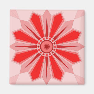 Imã Magnet with creative art of flower