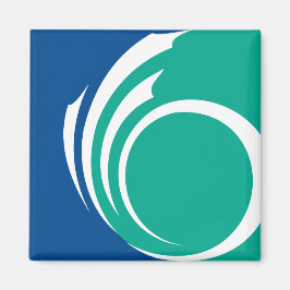 Imã Magnet with Flag of Ottawa, Canada