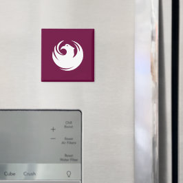 Imã Magnet with Flag of Phoenix City, Arizona