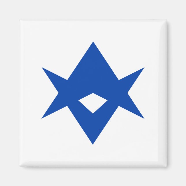 Imã Magnet with Flag of Toyota City (Frente)