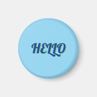 IMÃ MAGNET WITH HELLO