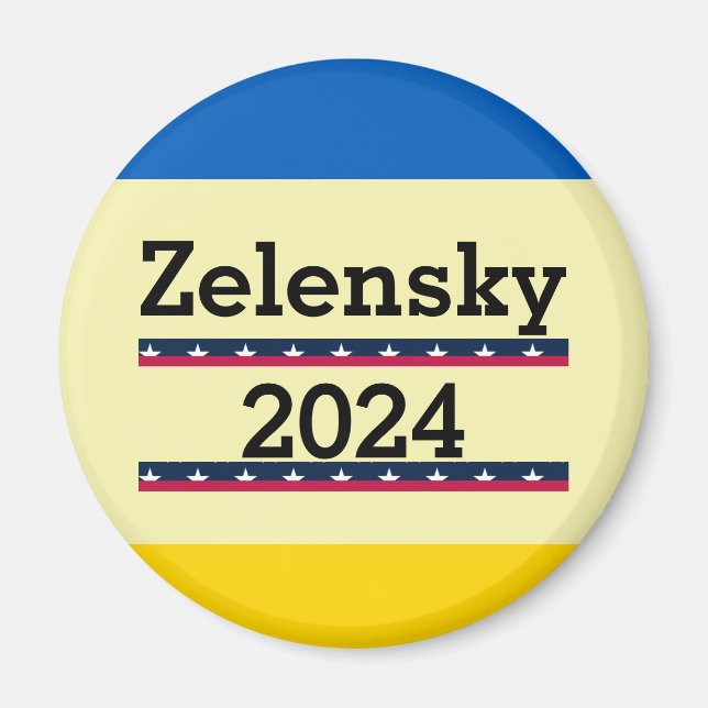Imã Magnet Zelensky 2024 (Frente)