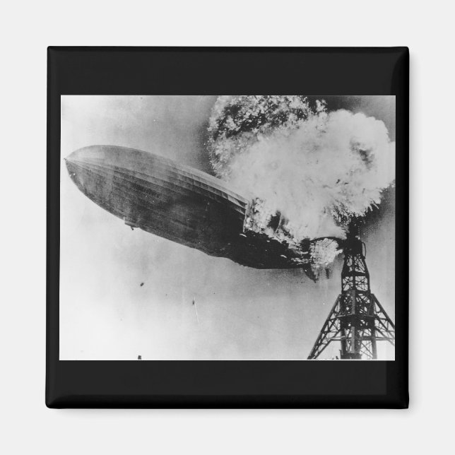 Imã Magnet Zeppelin LZ 129 Hindenburg (Frente)