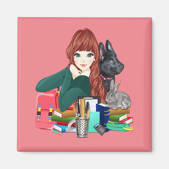 Imã Magnet, ZKOA, Amigos do Furry Studies (Frente)