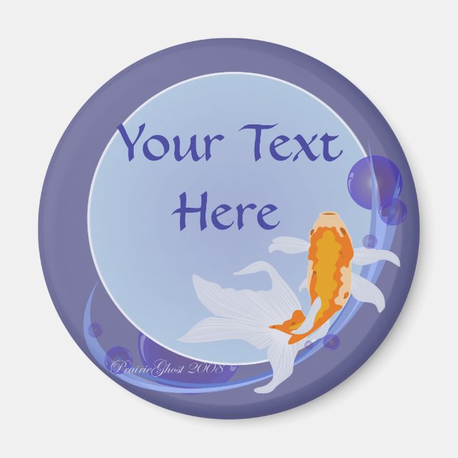 Imã Magneta 2 Goldfish Personalizável (Frente)