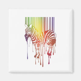 Imã magneta abstrato zebra