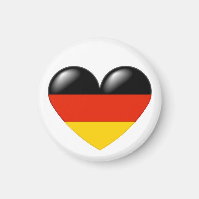 Imã Magneta alemã - Deutsche Herz (Frente)