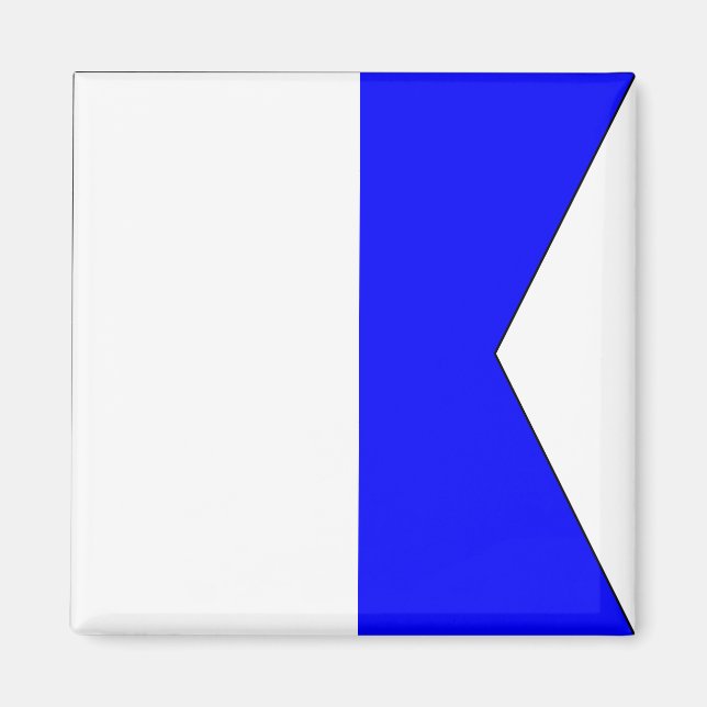 Imã Magneta Alfa com Sinalizador Náutico "A" (Frente)