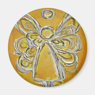 Imã Magneta Anjo Amarelo