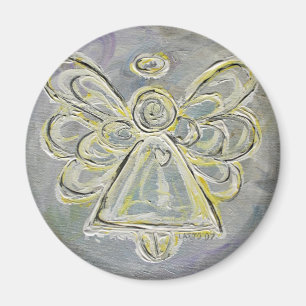 Imã Magneta Anjo White Light Guardian