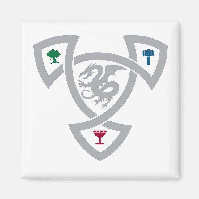 Imã Magneta ao quadrado DAoC (Frente)