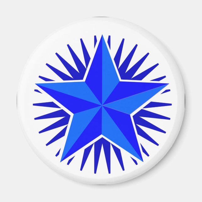 Imã Magneta azul (Frente)