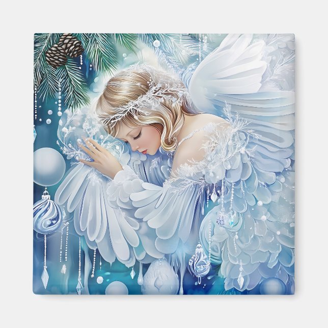 Imã Magneta azul de inverno (Frente)