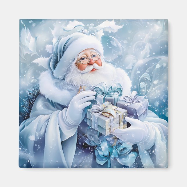 Imã Magneta azul de inverno (Frente)