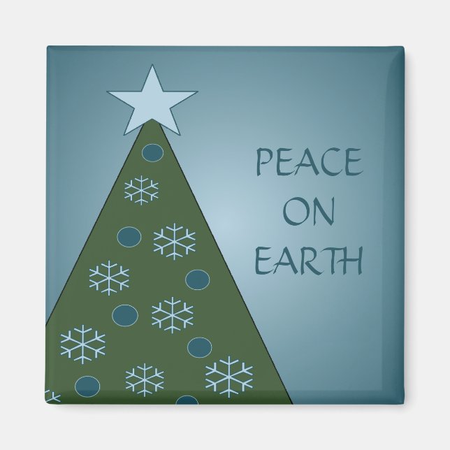 Imã Magneta azul de Natal pacífica (Frente)