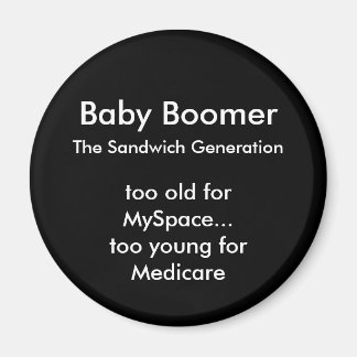 Imã Magneta Baby Boomer - Redonda