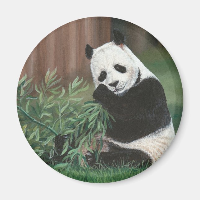 Imã Magneta Bamboo Panda Bear (Frente)